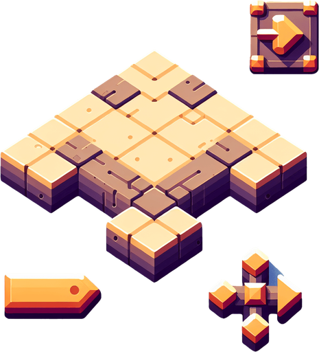 arrow Left.
Single Game Texture. In-Game asset. 2d. Blank background. High contrast. No shadows.