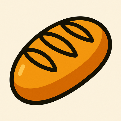 ekmek.
In-Game asset.  2d.  High contrast.  No shadows