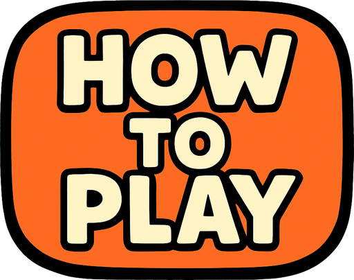 How to play button.
In-Game asset.  2d.  High contrast.  No shadows