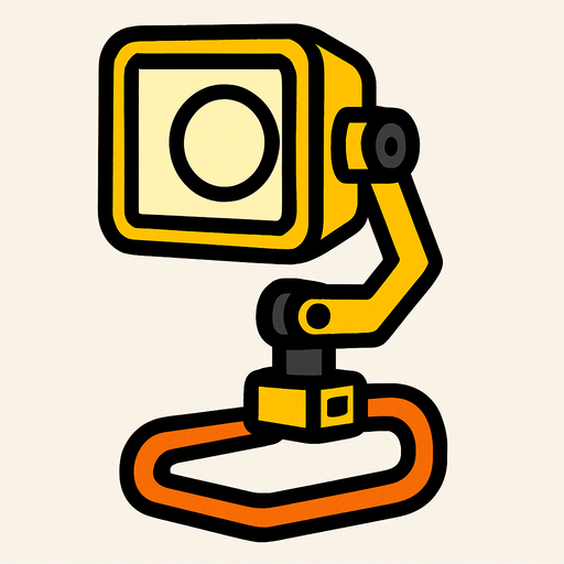 work lamp.
In-Game asset.  2d.  High contrast.  No shadows