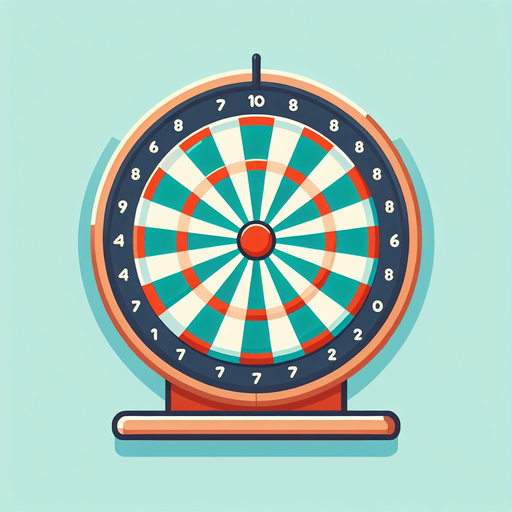 Cartoon flat dart board.
Single Game Texture. In-Game asset. 2d. White background. High contrast. No shadows..
Single Game Texture.  In-Game asset.  2d.  Blank background.  High contrast.  No shadows