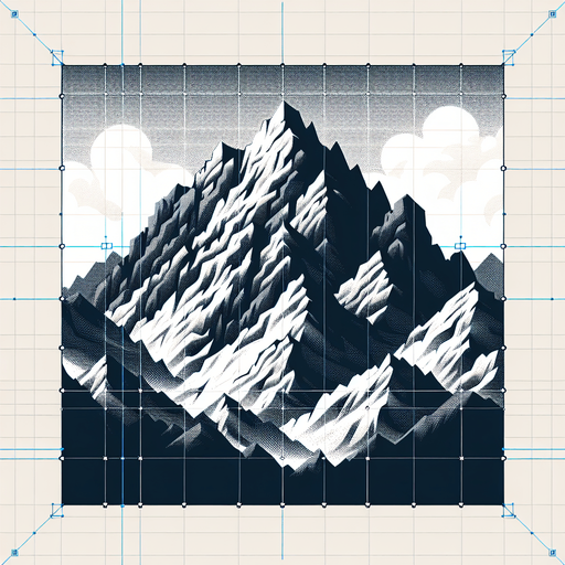 MOUNTAIN.
Single Game Texture. In-Game asset. 2d. Blank background. High contrast. No shadows.