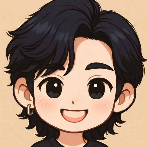 make him in cartoon chibi style, retains his characteristic features such as enchanted appearence and thin face, please