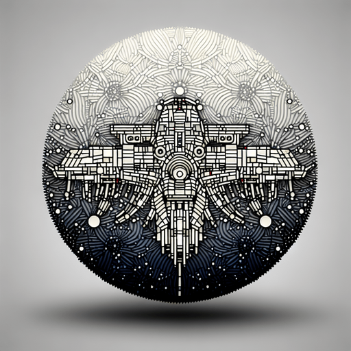 alien spaceship heading down.
Single Game Texture. In-Game asset. 2d. Blank background. High contrast. No shadows.