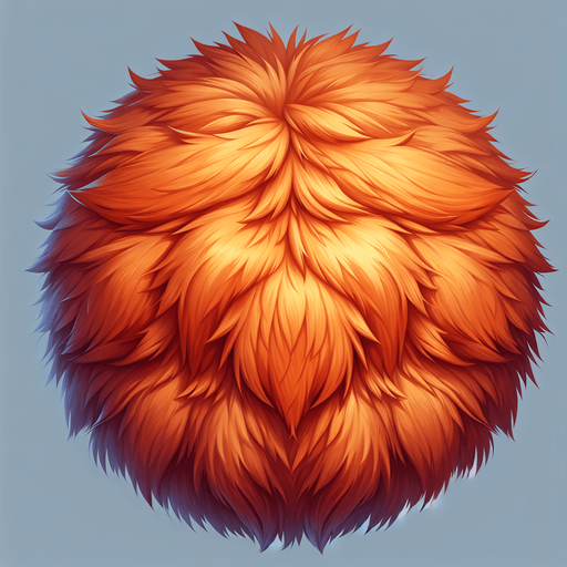 fur fox skin.
Single Game Texture.  In-Game asset.  2d.  Blank background.  High contrast.  No shadows