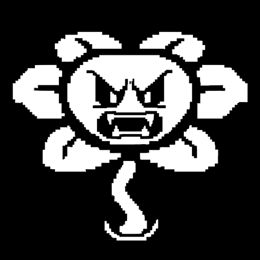 undertale flowy character angry.
In-Game asset.  2d.  High contrast.  No shadows. undertale game