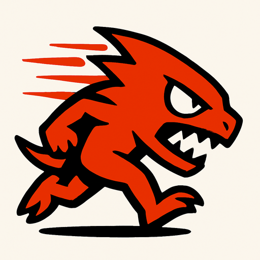 Fast enemy.
In-Game asset.  2d.  High contrast.  No shadows