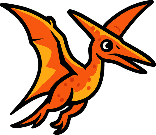 Pterodactyl.
In-Game asset.  2d.  High contrast.  No shadows