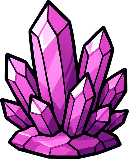 Quartz.
In-Game asset.  2d.  High contrast.  No shadows