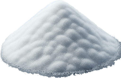 Pile of sugar.
Single Game Texture.  In-Game asset.  2d.  Blank background.  High contrast.  No shadows