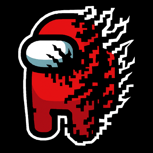 Corrupted among Us.
In-Game asset.  High contrast.  No shadows