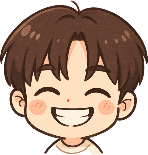 make him in cartoon chibi style, please. retains key facial features like his charming smile
