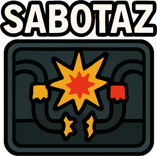 sabotaz  among us.
In-Game asset.  2d.  High contrast.  No shadows