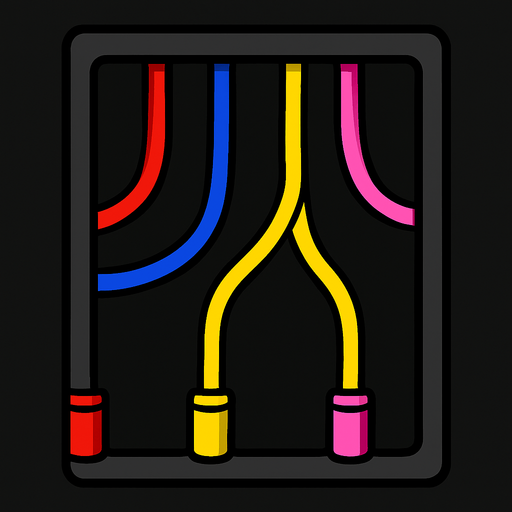 cableWire among us.
In-Game asset.  2d.  High contrast.  No shadows