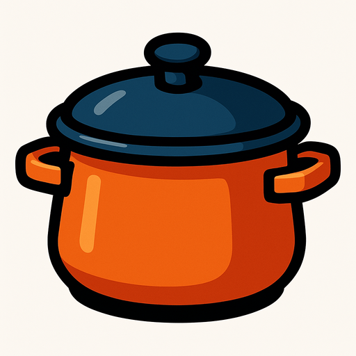 Tencere.
In-Game asset.  2d.  High contrast.  No shadows