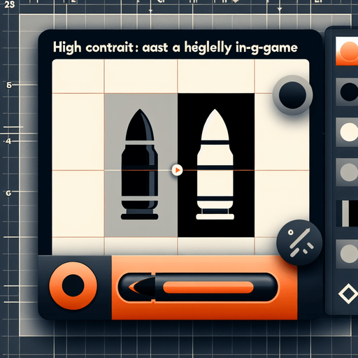 Bullet.
Single Game Texture. In-Game asset. 2d. Blank background. High contrast. No shadows.
