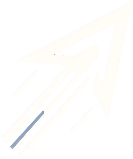 white up arrow.