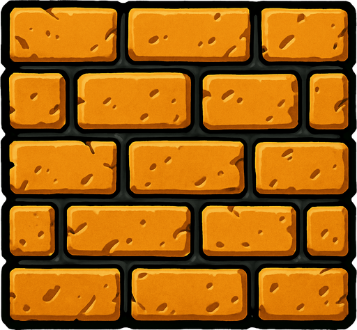 wall, 3d, yazısız.
In-Game asset.  2d.  High contrast.  No shadows