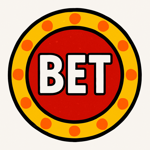 Un boton grande de apuestas que diga "BET" como en el casino.
In-Game asset.  2d.  High contrast.  No shadows