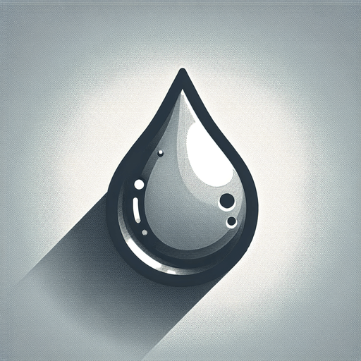 rain drop.
Single Game Texture.  In-Game asset.  2d.  Blank background.  High contrast.  No shadows