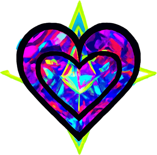 round directional arrows Neon cyberpunk mobile game trackpad too down flat 3d 2d hologram futuristic magic occult chic