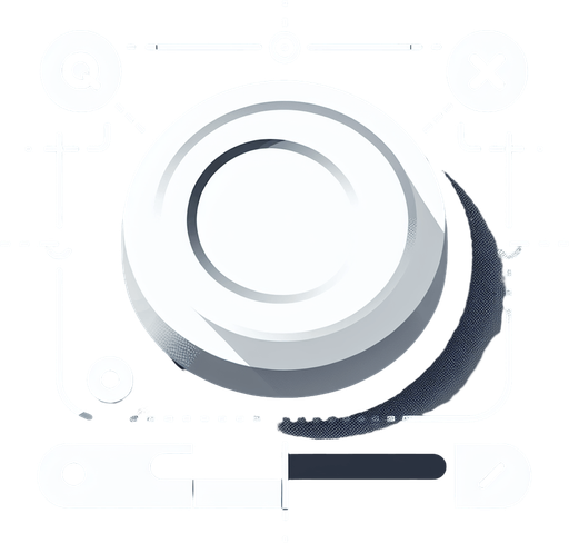 White circular touch indicator. White button like look. Game asset. No background. 2d. No shadow.