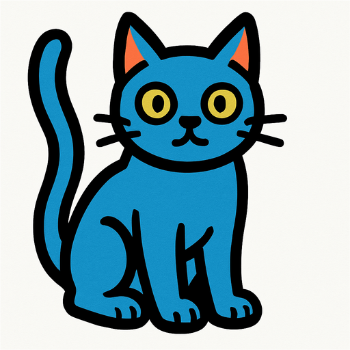 Gato.
In-Game asset.  2d.  High contrast.  No shadows