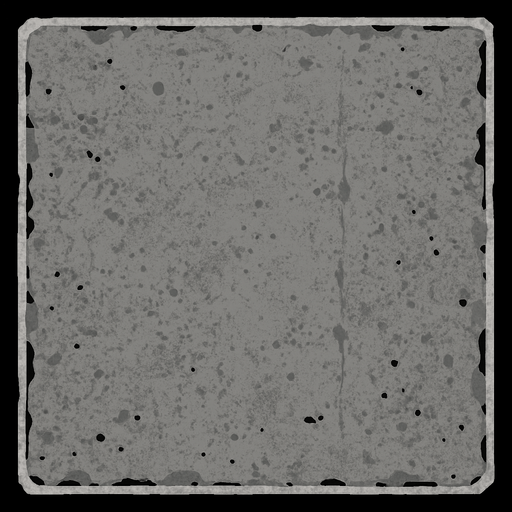düz gri beton
In-Game asset.  2d.  High contrast.  No shadows