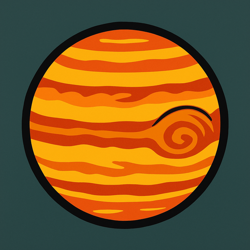 Jupiter.
In-Game asset.  2d.  High contrast.  No shadows