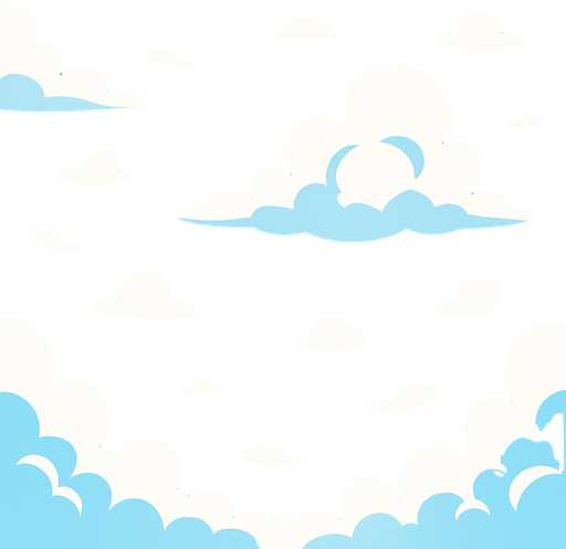 2D Video game Background with not platform just SKY.
In-Game asset.  2d.  High contrast.  No shadows