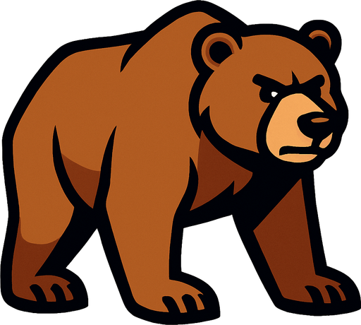 Bear.
In-Game asset.  2d.  High contrast.  No shadows