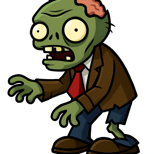 zombine from plats vs zombines.
In-Game asset.  2d.  High contrast.  No shadows