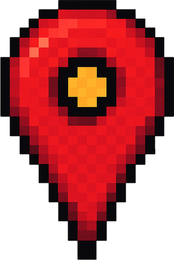 pixel art 2D 
point.
In-Game asset.  2d.  High contrast.  No shadows