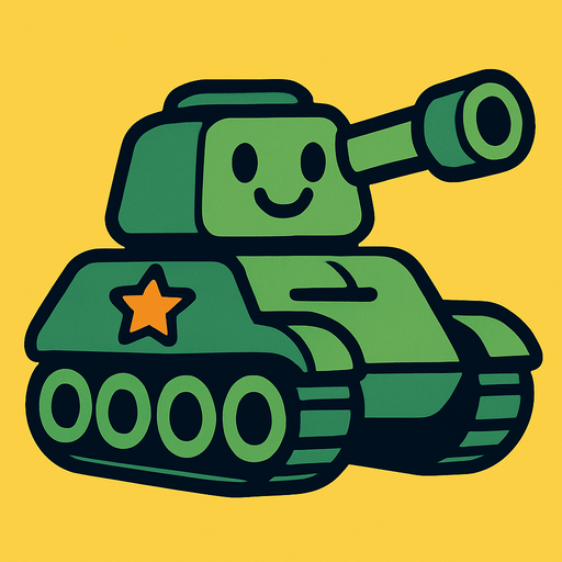 friend tank.
In-Game asset.  2d.  High contrast.  No shadows