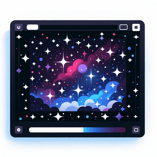 a wonderful but not very dense starfield.
Single Game Texture. In-Game asset. 2d. Blank background. High contrast. No shadows.