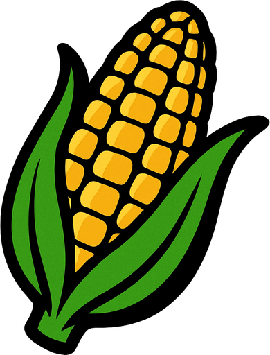 maiz.
In-Game asset.  2d.  High contrast.  No shadows