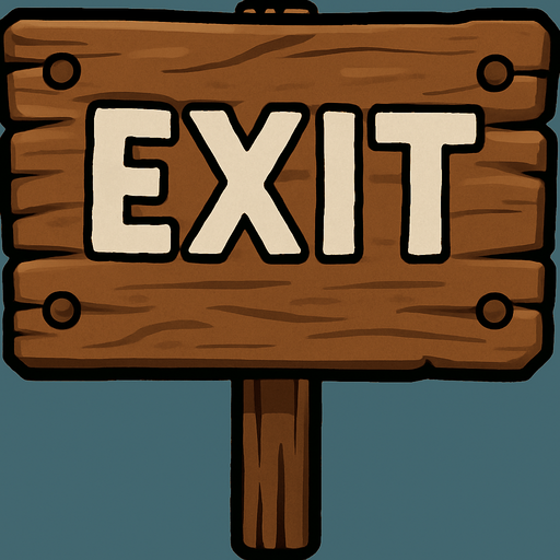 Üzerine EXIT yazalım.