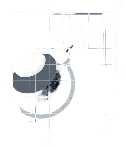 firing Bomb Asset firing on top of the bomb thread: Approximately 512x512 pixels. Consistent with fruit sizes to maintain visual coherence..
Single Game Texture.  In-Game asset.  2d.  Blank background.  High contrast.  No shadows