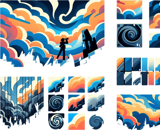 warning asset.
Single Game Texture.  In-Game asset.  2d.  Blank background.  High contrast.  No shadows
