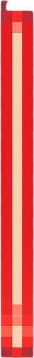 A bright red laser beam for a 2D arcade breakout game.
It should be a narrow vertical beam, glowing with energy and fading slightly toward the tip.
Style: pixel-art or retro arcade effect.
Straight line, no curve.
Transparent background, top-down view.
Use neon red with a light glow.
Resolution: 16x64 px or 32x128 px..
In-Game asset.  2d.  High contrast.  No shadows