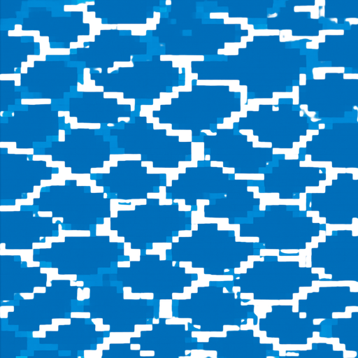 Make a 2d top-down flat image of pixelated water.
In-Game asset.  2d.  High contrast.  No shadows