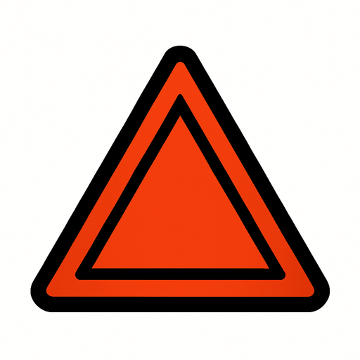triangulo.
In-Game asset.  2d.  High contrast.  No shadows
