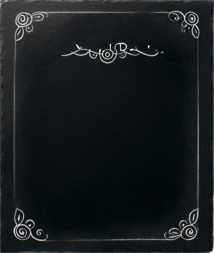 Text "NOVICE BREW" handwritten in white chalk