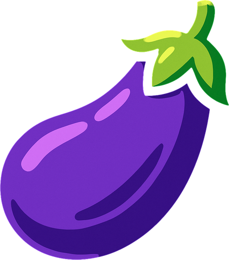 Obergine.
In-Game asset.  2d.  High contrast.  No shadows