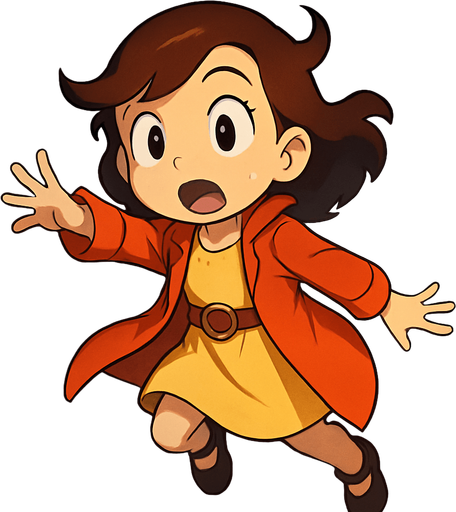 Little girl gets sucked into a wormhole back in time