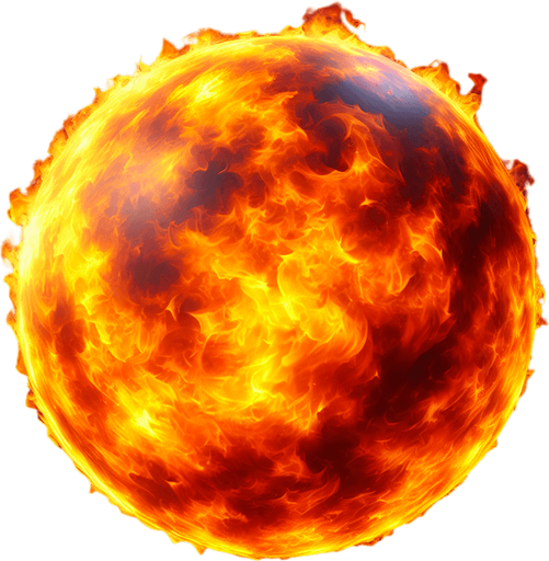 Fire circle 
Single Game Texture. In-Game asset. 3d. Blank background. High contrast. No shadows.