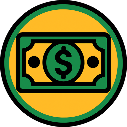 round money board.
In-Game asset.  2d.  High contrast.  No shadows