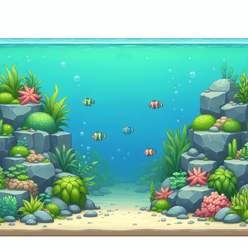 фон аквариума без рыб
Single Game Texture. In-Game asset. 2d. Blank background. High contrast. No shadows.