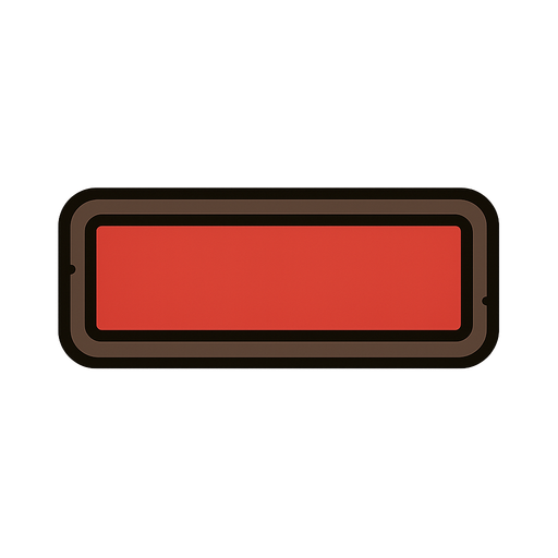 Empty healthbar with no heart.
In-Game asset.  2d.  High contrast.  No shadows