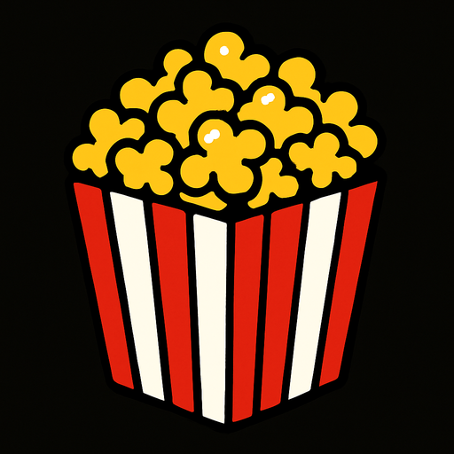 cubo de palomitas.
In-Game asset.  2d.  High contrast.  No shadows